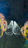 Die Liebenden, Öl auf Leinwand, 200 x 120 cm, 2005